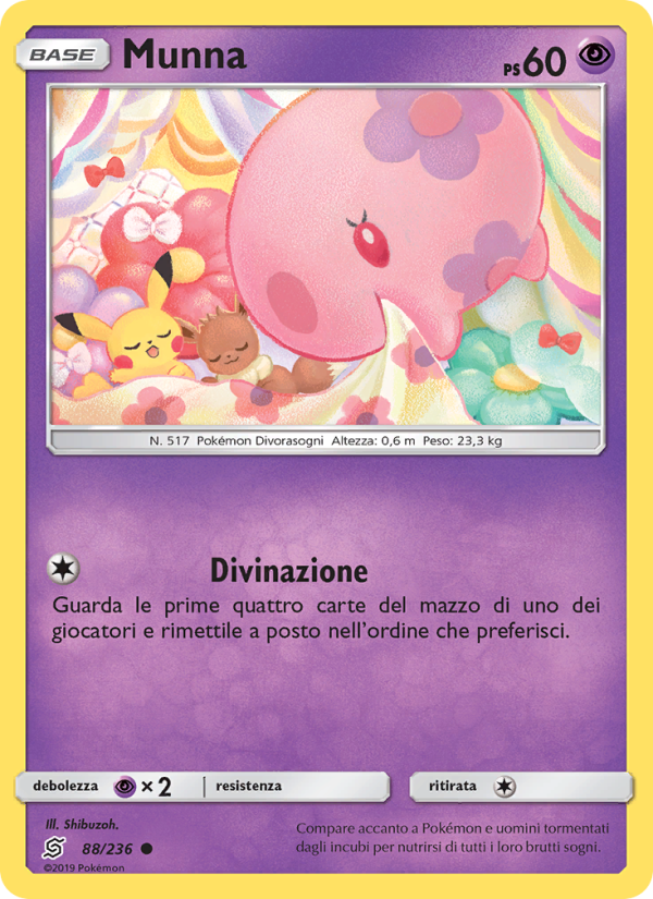 Munna 088/258 — Unified Minds (Italian Pokémon TCG card)
