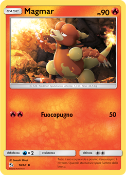 Magmar 010 — Destino Sfuggente (Italian Pokémon TCG card)