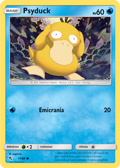 Psyduck 011 — Destino Sfuggente (Italian Pokémon TCG card)