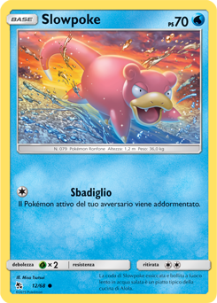 Slowpoke 012 — Destino Sfuggente (Italian Pokémon TCG card)