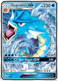 Gyarados-GX 016 — Destino Sfuggente (Italian Pokémon TCG card)