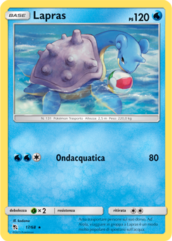 Lapras 017 — Destino Sfuggente (Italian Pokémon TCG card)