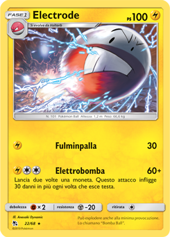 Electrode 022 — Destino Sfuggente (Italian Pokémon TCG card)