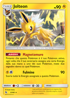 Jolteon 023 — Destino Sfuggente (Italian Pokémon TCG card)