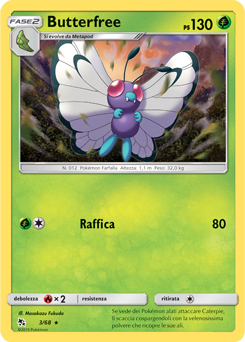 Butterfree 003 — Destino Sfuggente (Italian Pokémon TCG card)