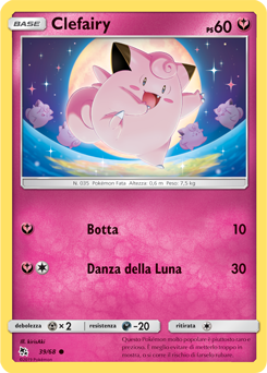 Clefairy 039 — Destino Sfuggente (Italian Pokémon TCG card)