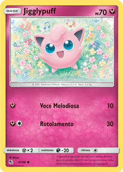 Jigglypuff 041 — Destino Sfuggente (Italian Pokémon TCG card)