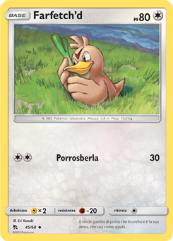 Farfetch'd 045 — Destino Sfuggente (Italian Pokémon TCG card)