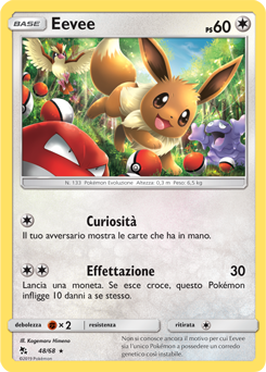 Eevee 048 — Destino Sfuggente (Italian Pokémon TCG card)