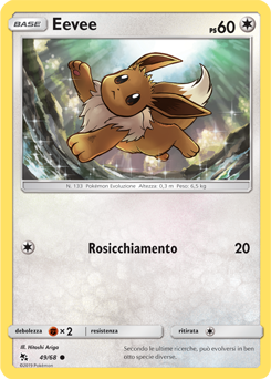 Eevee 049 — Destino Sfuggente (Italian Pokémon TCG card)