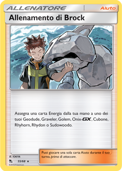 Brock's Training 055 — Destino Sfuggente (Italian Pokémon TCG card)
