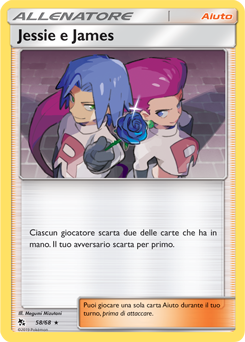 Jessie & James 058 — Destino Sfuggente (Italian Pokémon TCG card)
