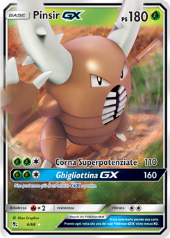 Pinsir-GX 006 — Destino Sfuggente (Italian Pokémon TCG card)