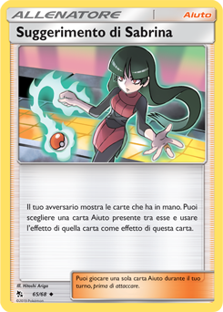 Sabrina's Suggestion 065 — Destino Sfuggente (Italian Pokémon TCG card)