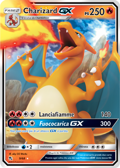 Charizard-GX 009 — Destino Sfuggente (Italian Pokémon TCG card)