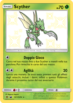 Scyther SV1/SV94 — Destino Sfuggente (Italian Pokémon TCG card)
