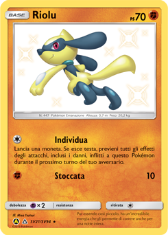 Riolu SV21/SV94 — Destino Sfuggente (Italian Pokémon TCG card)