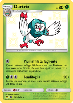 Dartrix SV3/SV94 — Destino Sfuggente (Italian Pokémon TCG card)