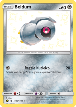 Beldum SV30/SV94 — Destino Sfuggente (Italian Pokémon TCG card)
