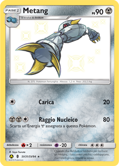 Metang SV31/SV94 — Destino Sfuggente (Italian Pokémon TCG card)