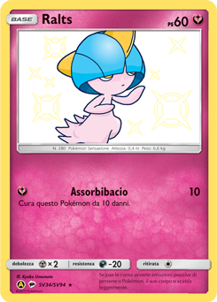Ralts SV34/SV94 — Destino Sfuggente (Italian Pokémon TCG card)