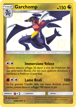 Garchomp SV40/SV94 — Destino Sfuggente (Italian Pokémon TCG card)