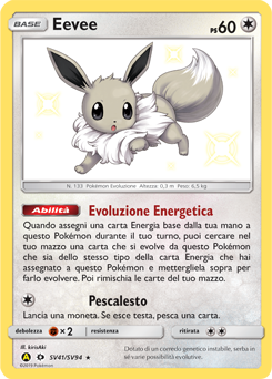 Eevee SV41/SV94 — Destino Sfuggente (Italian Pokémon TCG card)