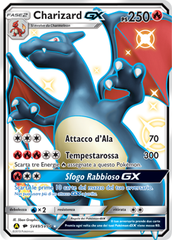 Charizard-GX SV49/SV94 — Destino Sfuggente (Italian Pokémon TCG card)