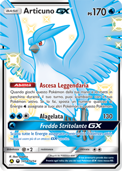 Articuno-GX SV54/SV94 — Destino Sfuggente (Italian Pokémon TCG card)