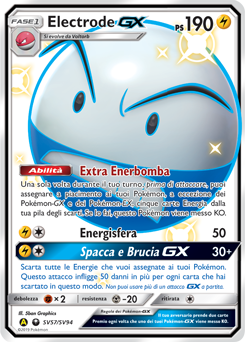 Electrode-GX SV57/SV94 — Destino Sfuggente (Italian Pokémon TCG card)
