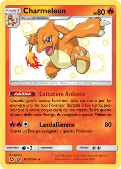 Charmeleon SV7/SV94 — Destino Sfuggente (Italian Pokémon TCG card)