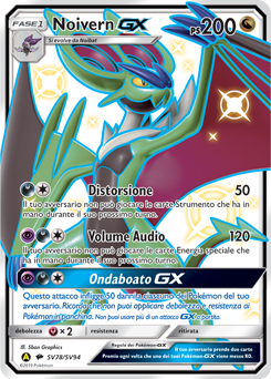 Noivern-GX SV78/SV94 — Destino Sfuggente (Italian Pokémon TCG card)