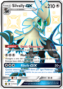 Silvally-GX SV79/SV94 — Destino Sfuggente (Italian Pokémon TCG card)