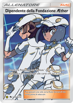 Aether Foundation Employee SV81/SV94 — Destino Sfuggente (Italian Pokémon TCG card)