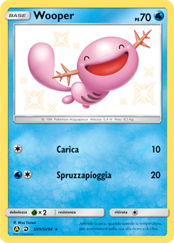 Wooper SV9/SV94 — Destino Sfuggente (Italian Pokémon TCG card)