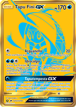 Tapu Fini-GX SV92/SV94 — Destino Sfuggente (Italian Pokémon TCG card)