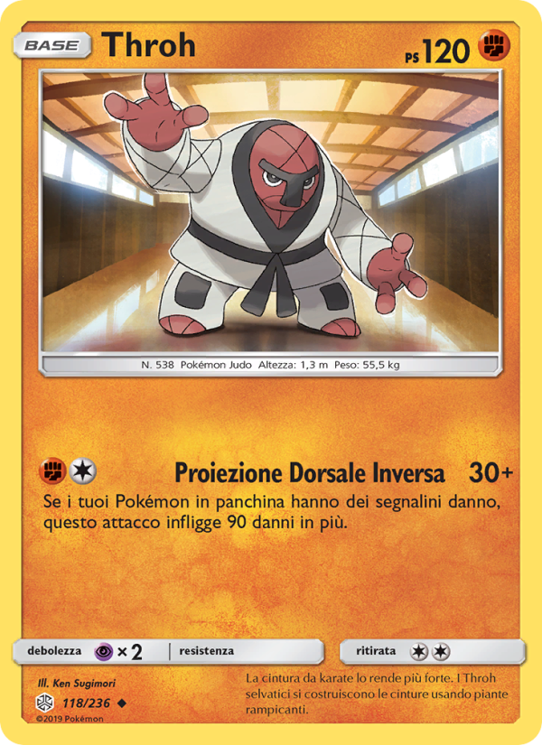 Throh 118/271 — Cosmic Eclipse (Italian Pokémon TCG card)