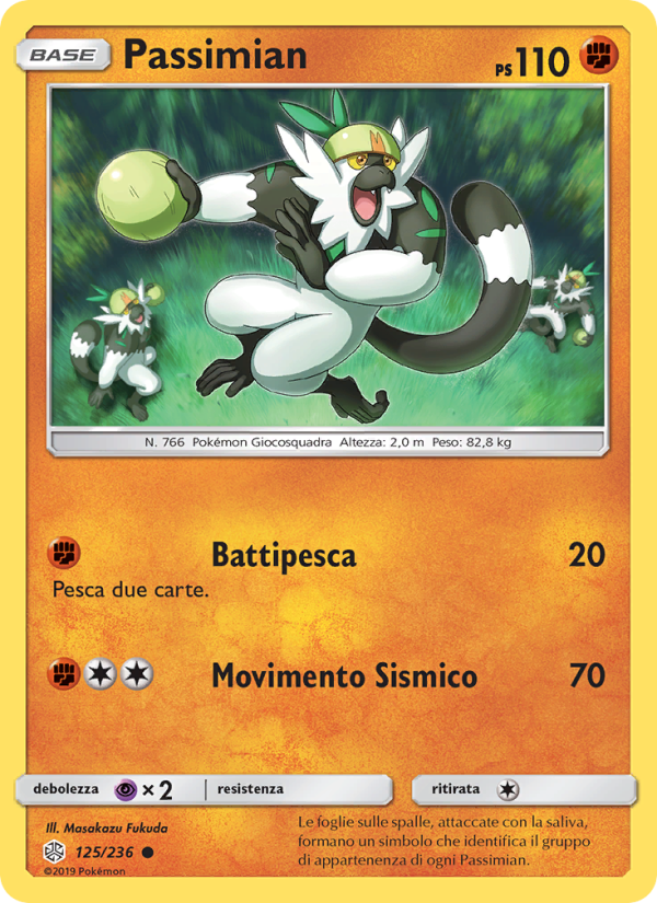 Passimian 125/271 — Cosmic Eclipse (Italian Pokémon TCG card)