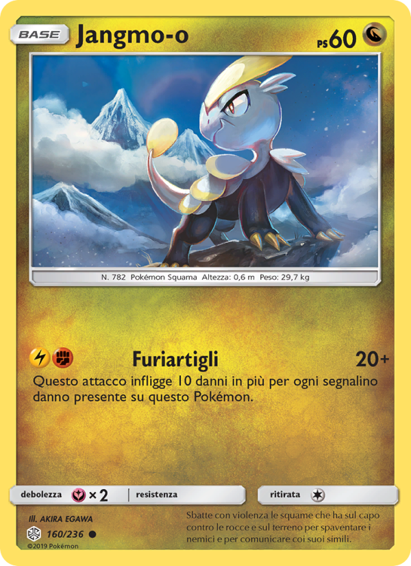 Jangmo-o 160/271 — Cosmic Eclipse (Italian Pokémon TCG card)