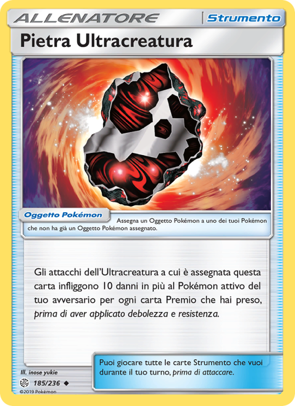 Pietra Ultracreatura 185/271 — Cosmic Eclipse (Italian Pokémon TCG card)