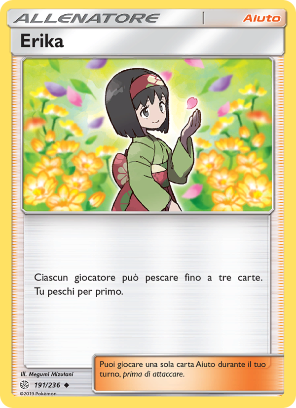 Erika 191/271 — Cosmic Eclipse (Italian Pokémon TCG card)