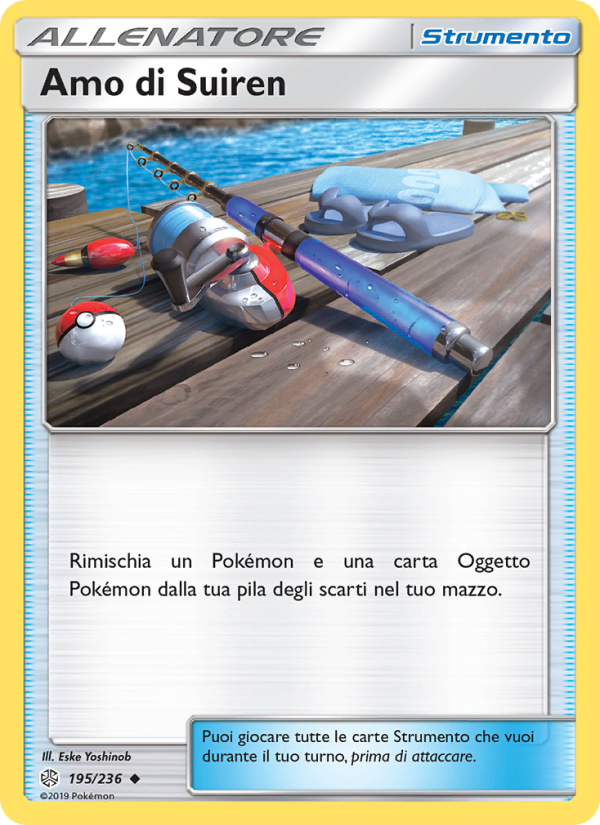 Amo di Suiren 195/271 — Cosmic Eclipse (Italian Pokémon TCG card)