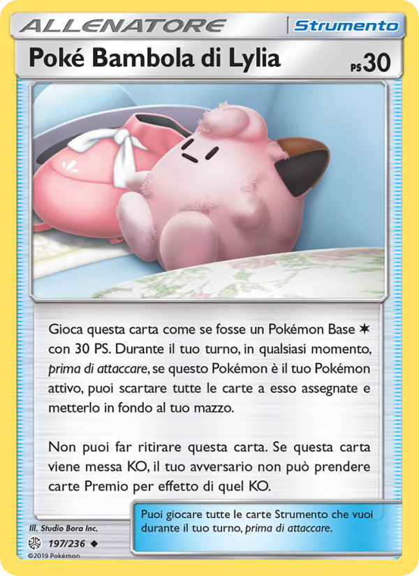 Poké Bambola di Lylia 197/271 — Cosmic Eclipse (Italian Pokémon TCG card)