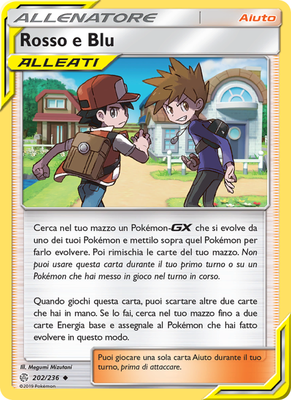 Rosso e Blu 202/236 — Cosmic Eclipse (Italian Pokémon TCG card)