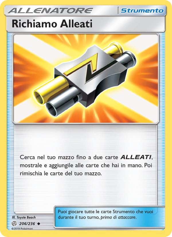 Richiamo Alleati 206/271 — Cosmic Eclipse (Italian Pokémon TCG card)