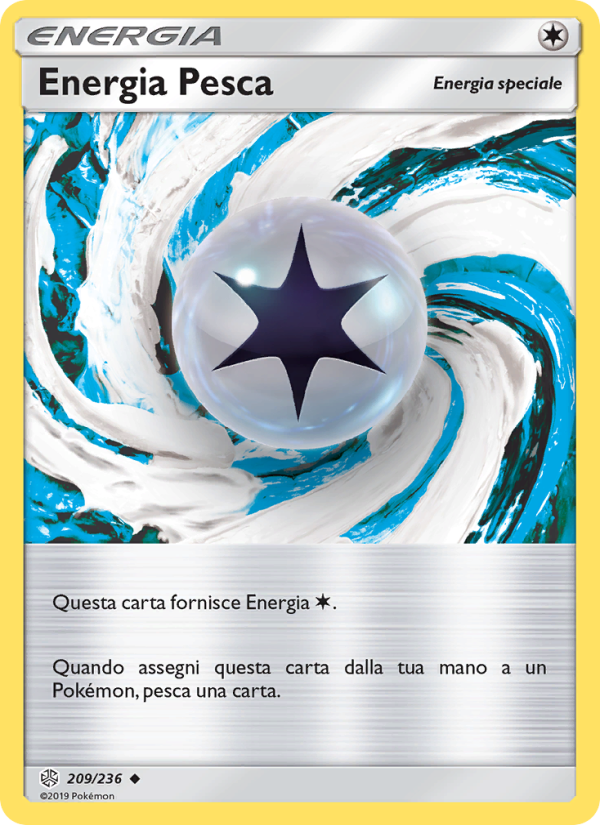 Energia Pesca 209/271 — Cosmic Eclipse (Italian Pokémon TCG card)