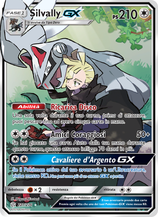 Silvally GX 227/271 — Cosmic Eclipse (Italian Pokémon TCG card)