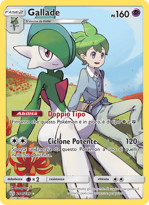 Gallade 244/271 — Cosmic Eclipse (Italian Pokémon TCG card)