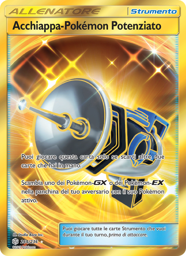 Acchiappa-Pokémon Potenziato 264/271 — Cosmic Eclipse (Italian Pokémon TCG card)