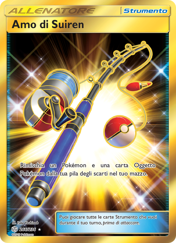 Amo di Suiren 266/271 — Cosmic Eclipse (Italian Pokémon TCG card)
